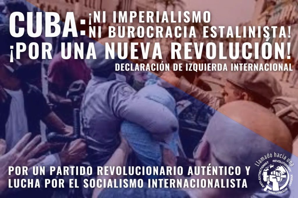 Cuba Por una nueva revolución SOCIALISMO O EXTINCIÓN